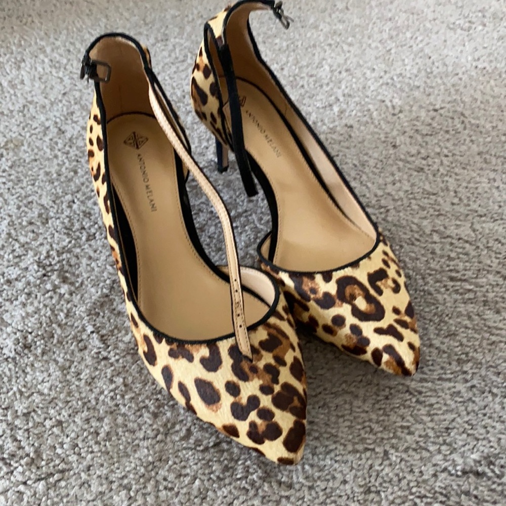 Calf hair shoes. Never worn